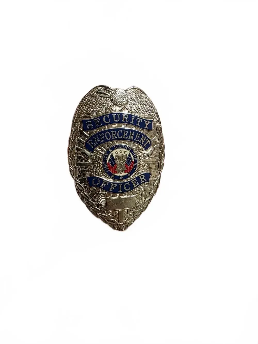 Vtg Security Pin B A D G E